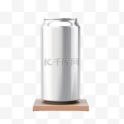 铝瓶饮料图片_讲台上的苏打水罐装瓶样机