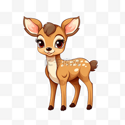 可爱的鹿 PNG