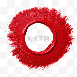 红色圆圈笔刷
