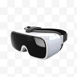 蓝色的游戏图片_3d VR 眼镜对象
