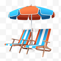 沙滩椅 3d 图