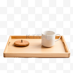 餐桌上的木制托盘