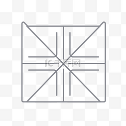 徽章方形图片_方形方形徽章线标志 向量