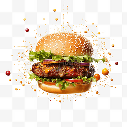 泡菜味图片_品尝人工智能生成的完美汉堡