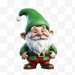 圣诞帽绿色图片_穿着绿色衬衫戴着圣诞帽的圣诞老