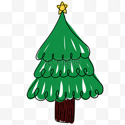 新年元素树图片_圣诞树圣诞节圣诞装饰物平安夜新