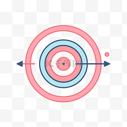 目标小图片_小圆圈和箭头 向量