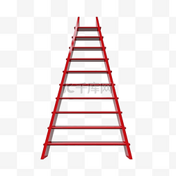 进步的楼梯图片_3D 渲染职业阶梯隔离对商业行业公