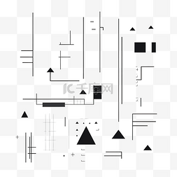 简单的几何图片_简单的几何线条元素简约风格