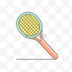 网球拍的插图 向量