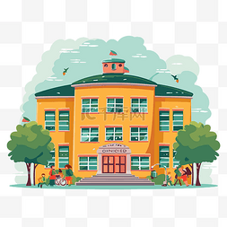 小学竞选图片_小学 向量