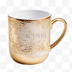 金色陶瓷杯