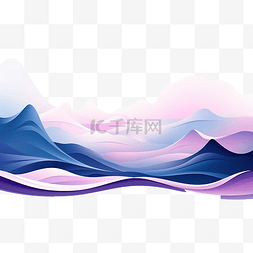 风景紫色图片_紫色蓝色抽象风景背景