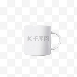 瓷咖啡杯子图片_空白白瓷咖啡杯