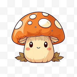 可爱卡通秋季蘑菇食用菌