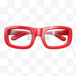 带3d眼镜图片_带微笑插图的 3d 眼镜