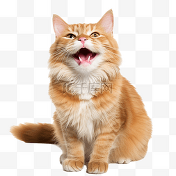 快乐的猫微笑的猫