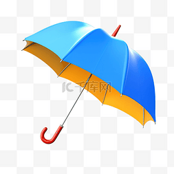 伞 3d 插图