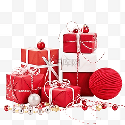 红色礼盒边框图片_圣诞节与礼品盒