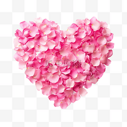 粉色背景植物图片_粉色浪漫爱情心值得玫瑰花瓣背景