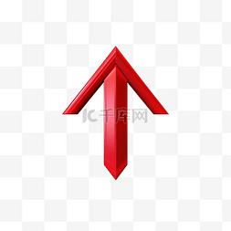 符号箭头红色图片_红色箭头形状免费PNG