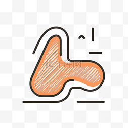 矢量狗PNG图片_带有字母 l 的胃线图标 向量