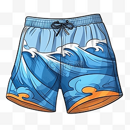 休闲裤展架图片_冲浪裤服装适合冲浪夏季海边休闲