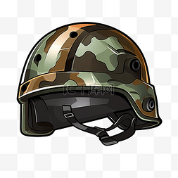军用图标图片_军用头盔插画