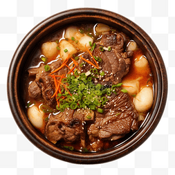 韩式泡菜肥牛粉图片_排骨汤是一种韩式牛肋骨汤