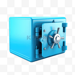现金箱图片_3d 保险箱加密 png 插图