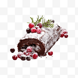 美食圣诞图片_巧克力圣诞登录糖粉和蔓越莓