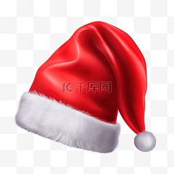隔离红色圣诞老人帽子png