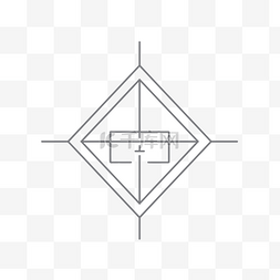 白色菱形背景图片_菱形符号的线图 向量