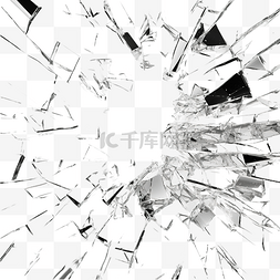 玻璃碎玻璃图片_抽象碎玻璃颗粒