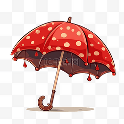可愛的雨傘 向量