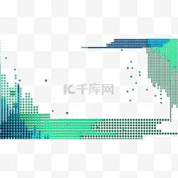 渐变抽象线条边框