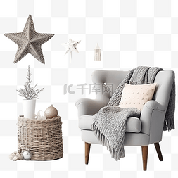 现代家居生活图片_用椅子装饰的卧室