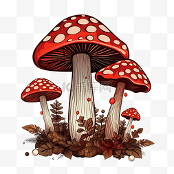 木耳蘑菇图片_飞木耳蘑菇轮廓风格食用有机蘑菇