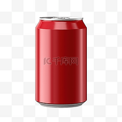 可乐铝罐图片_现实罐红色用于模拟苏打水可以模