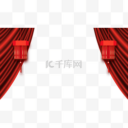 红色绸缎背景图图片_中国新年灯笼帘幕舞台帷幕