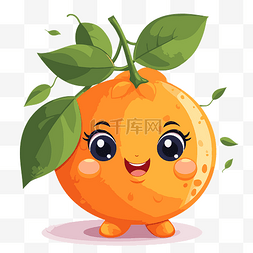 橙色橘子片图片_可爱的橘子 向量