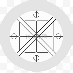 一组带有圆圈箭头的符号 向量