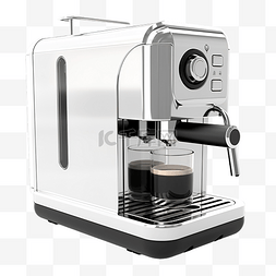 蒸汽咖啡机图片_咖啡机 3d
