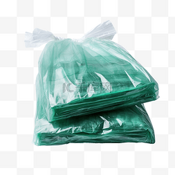 绿色再生塑料袋为世界使用塑料替