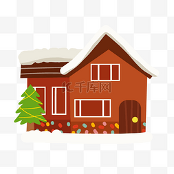 圣诞节装饰房屋