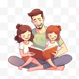 背影母亲背孩子图片_父亲为孩子读书