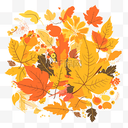秋天的落树叶图片_秋天的落葉 向量