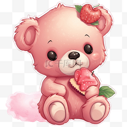 粉色的枕头图片_粉色小熊 可爱 可爱 PNG
