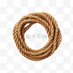黄麻绳棕色麻线棉绳隔离