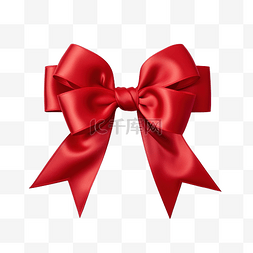 星星红丝带图片_礼品卡的红丝带和蝴蝶结隔离装饰